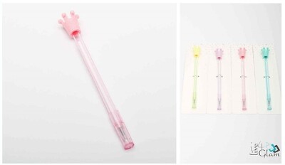 Glitter Crown Pen