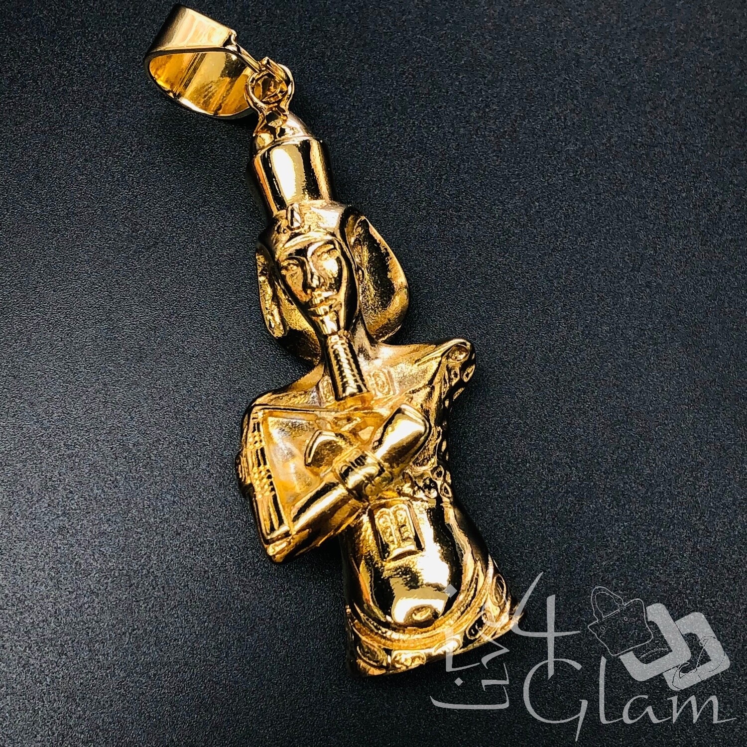Stainless Steel Akhenaten Pharoah Pendant