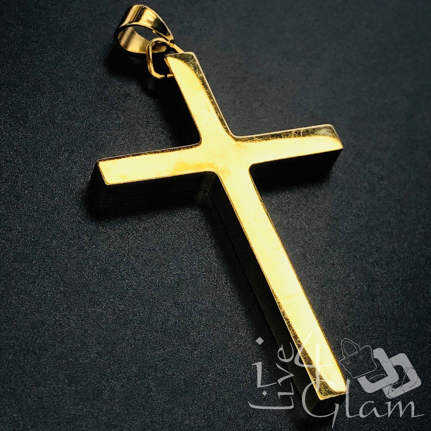 Stainless Steel Large Plain Cross