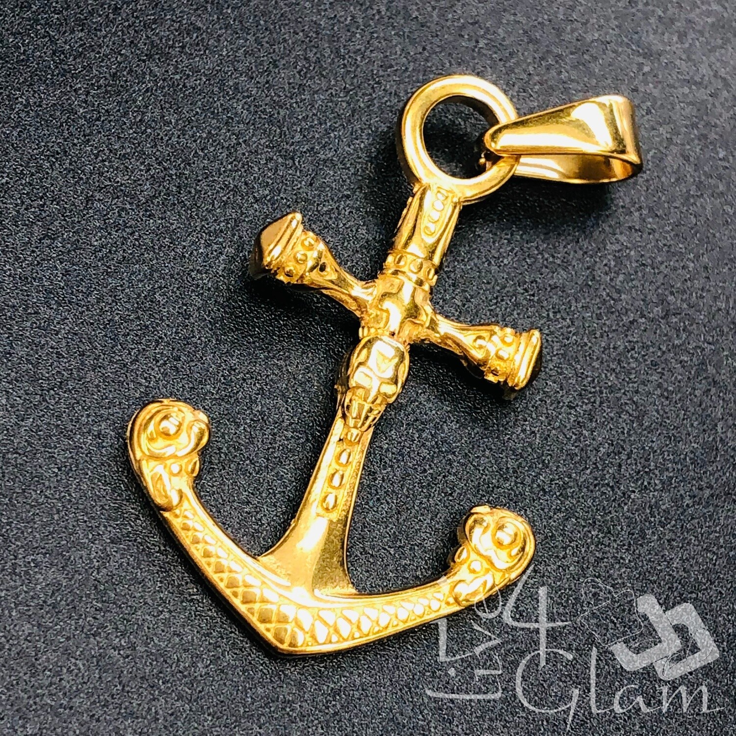 Stainless Steel Medium Anchor Pendant