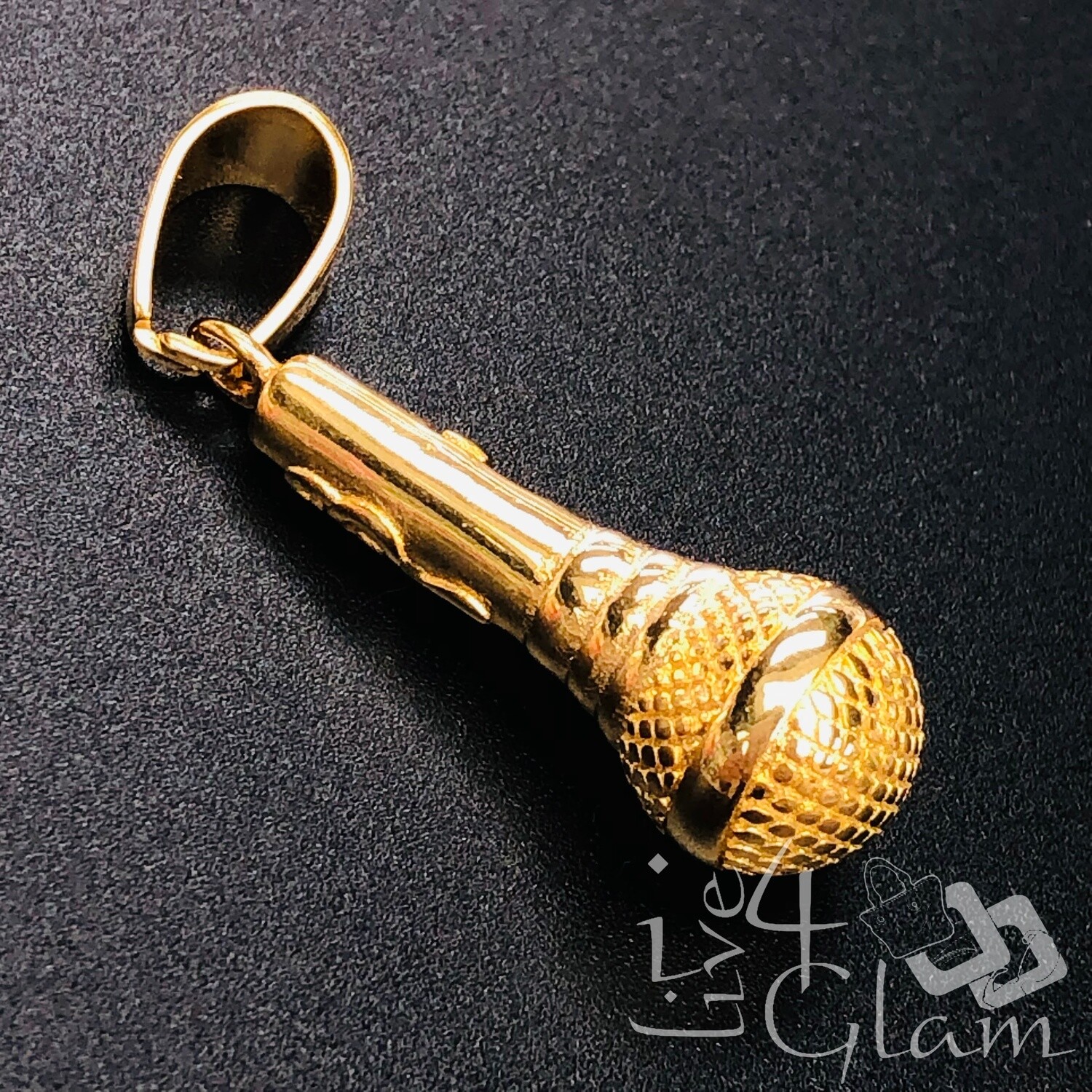 Stainless Steel Microphone Pendant