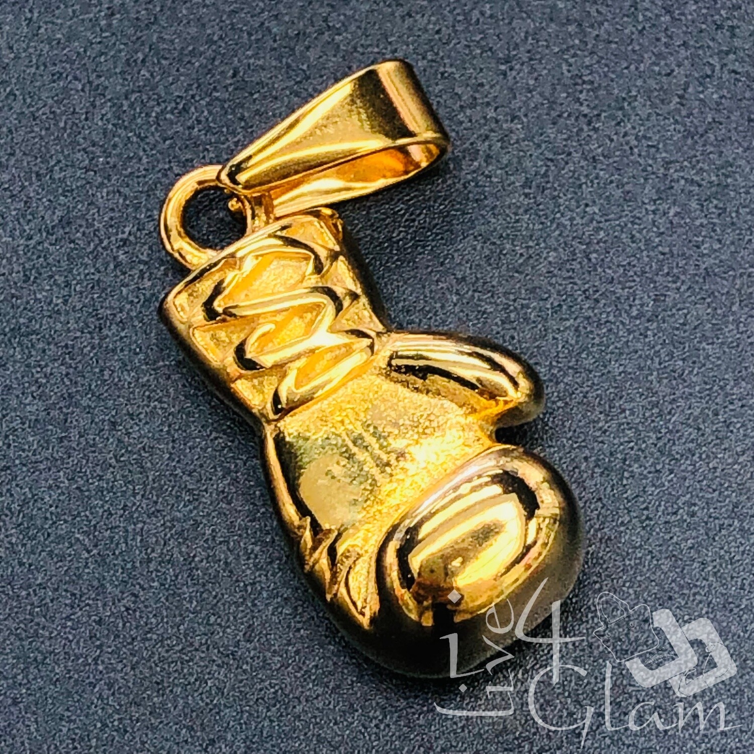 Stainless Steel Small Boxing Pendant