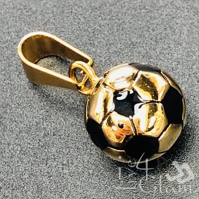 Stainless Steel Small Football Pendant