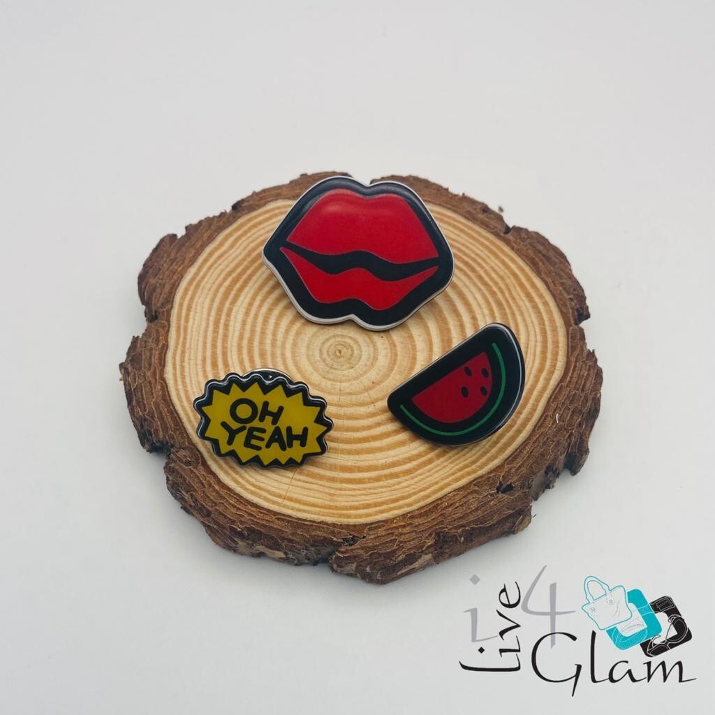 Three Piece Fashion Pin, Style: Watermelon