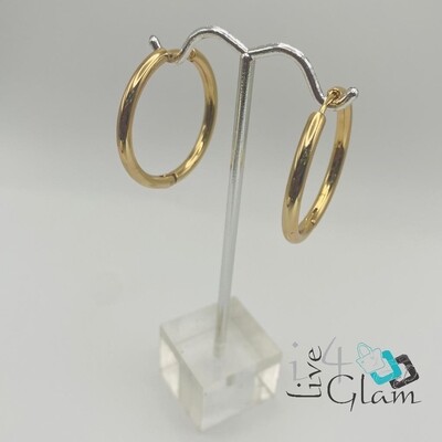 Stainless Steel Medium Hoop