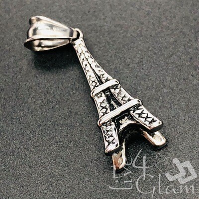 Stainless Steel Silver Eiffel Tower Pendant