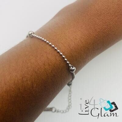 Stainless Steel Ball Bracelet