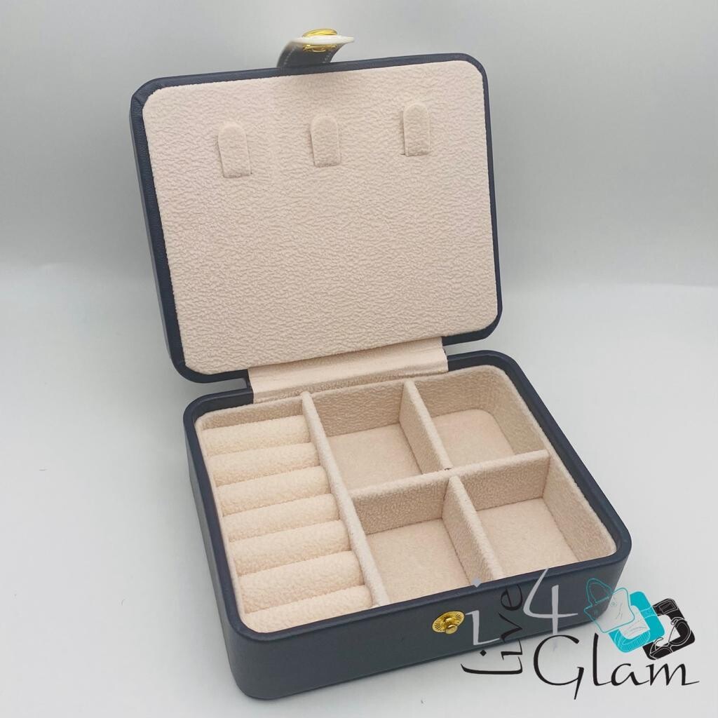 Leatherette Velvet Lined Jewelry Box