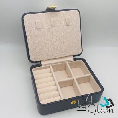 Leatherette Velvet Lined Jewelry Box