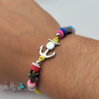 Anchor Colorful String Bracelet
