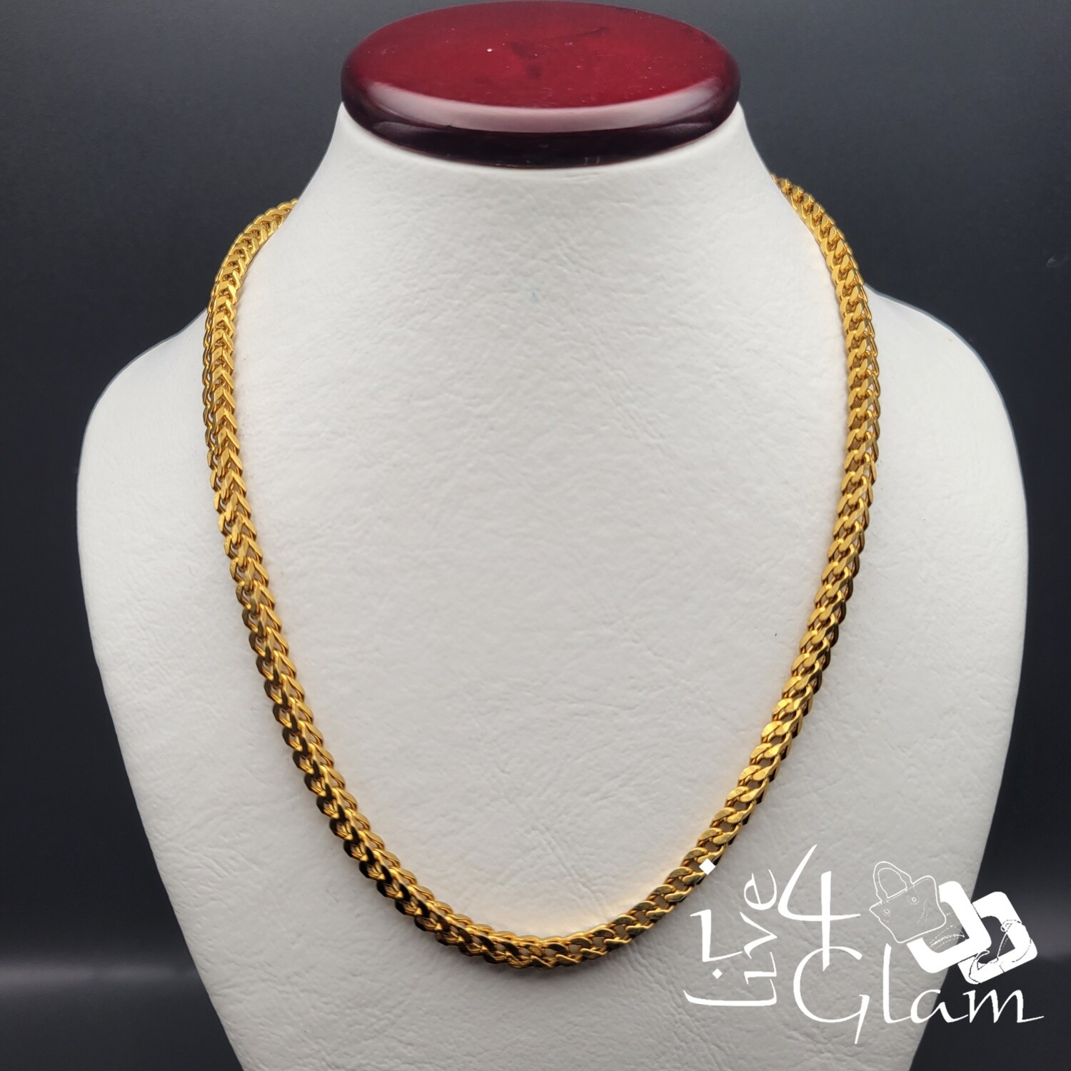 Stainless Steel Franco 30&quot; Small Link Chain 3mm