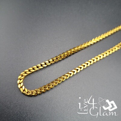 Stainless Steel Franco 30" Small Link Chain 3mm