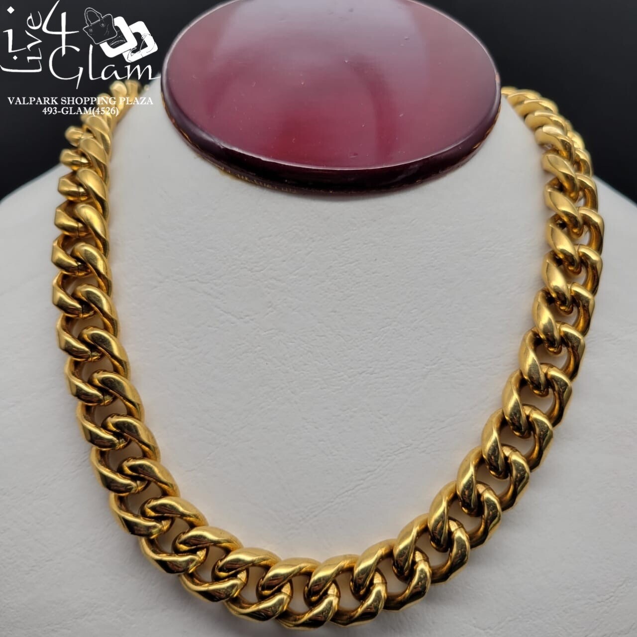 Stainless Steel Open 14mm LG Miami Cuban Link Chain 24&quot;