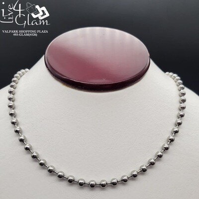 Stainless Steel Silver Large Ball Chain