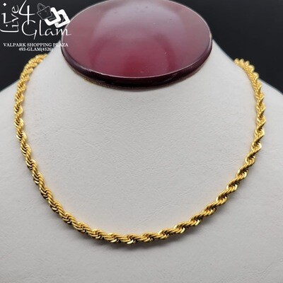 Stainless Steel Large 22&quot; Rope Chain 5mm
