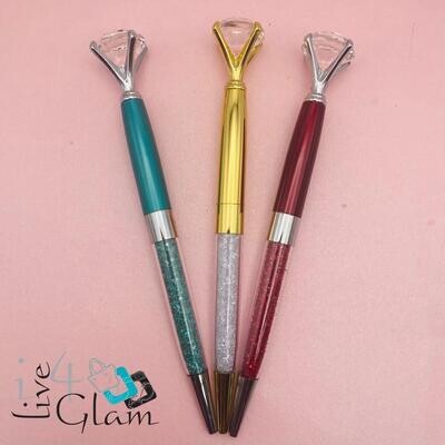 Diamond Glitter Pen w/Velvet Pouch