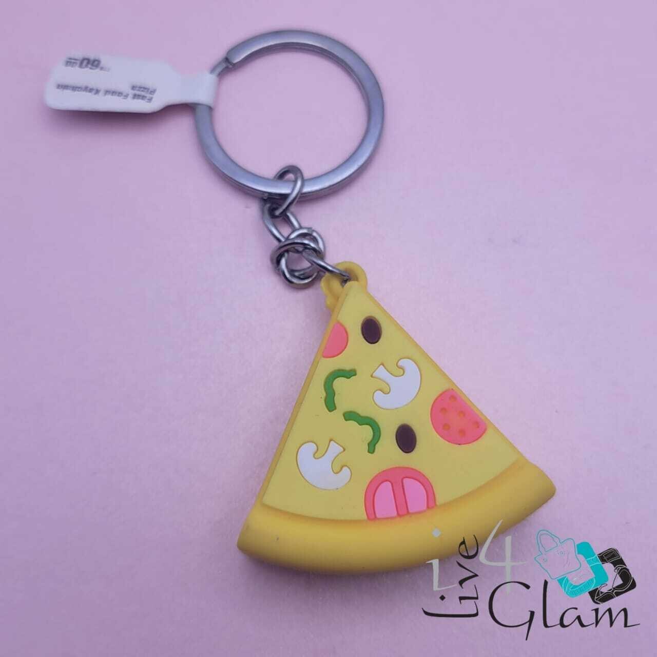 Fast Food Keychain, Color: Pizza