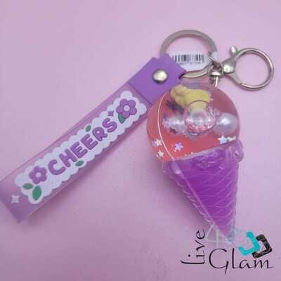 Ice-Cream Cone Keychain