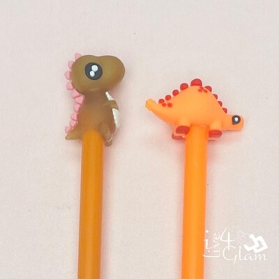 Orange Dinosaur Pen