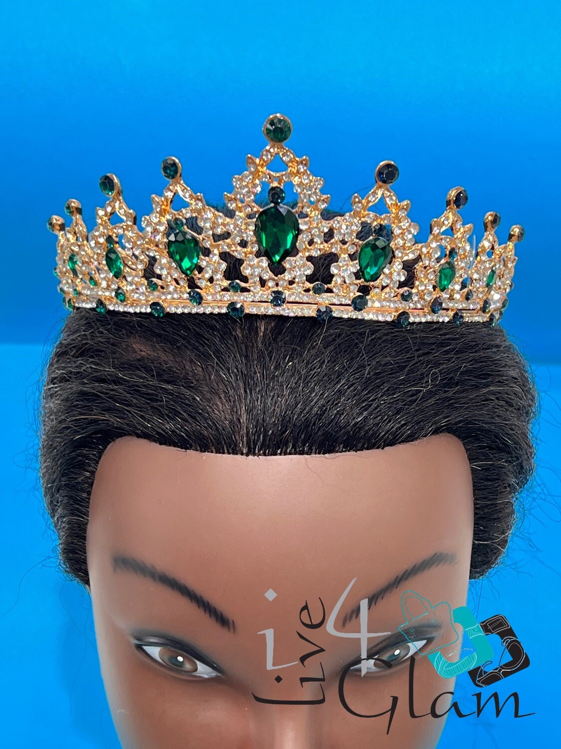 Gold Emerald Tiara