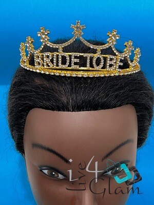 Bride To Be Tiara Gold