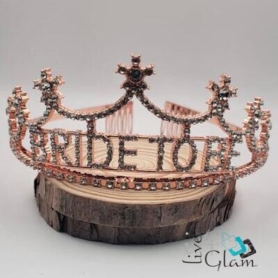 Bride To Be Tiara Rose Gold