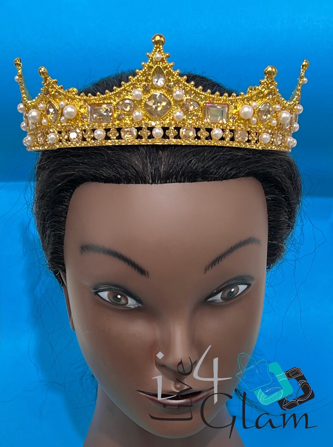 Male Pearl and Cz Crown