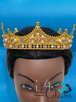 Male Pearl and Cz Crown