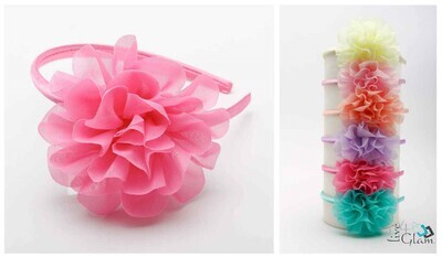 Kids Mesh Flower Headband 