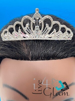 Large Children Comb Tiara Clear