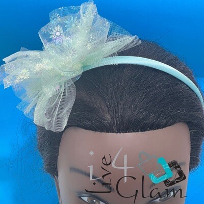Bow w Pearl  Headband