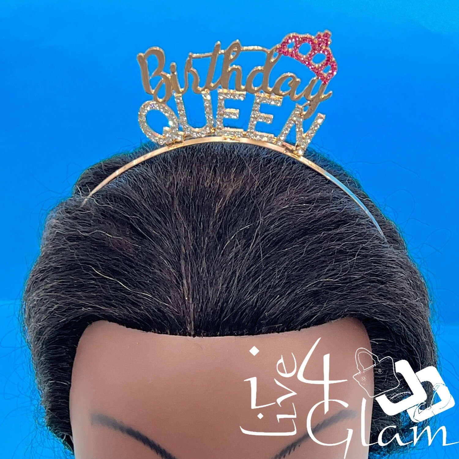 Birthday Queen Headband, Color: Gold