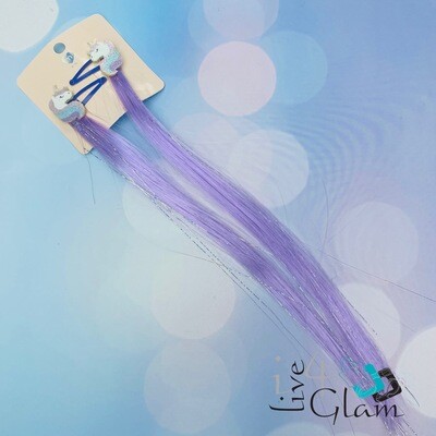 Unicorn Clip Coloured Extension