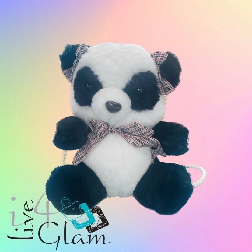 Panda Pearl Chain Bag