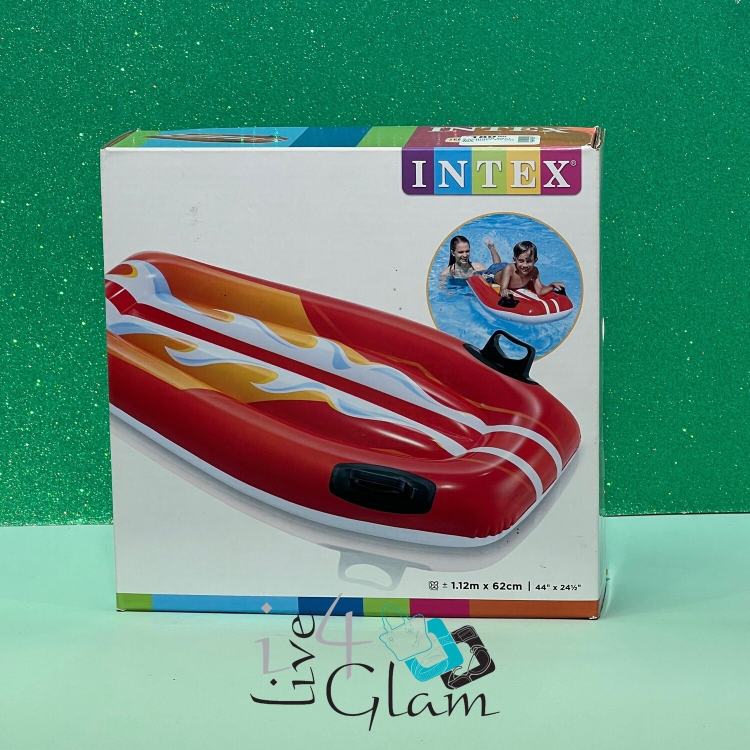Swimming Pool Joy Rider Floatie, Color: Red