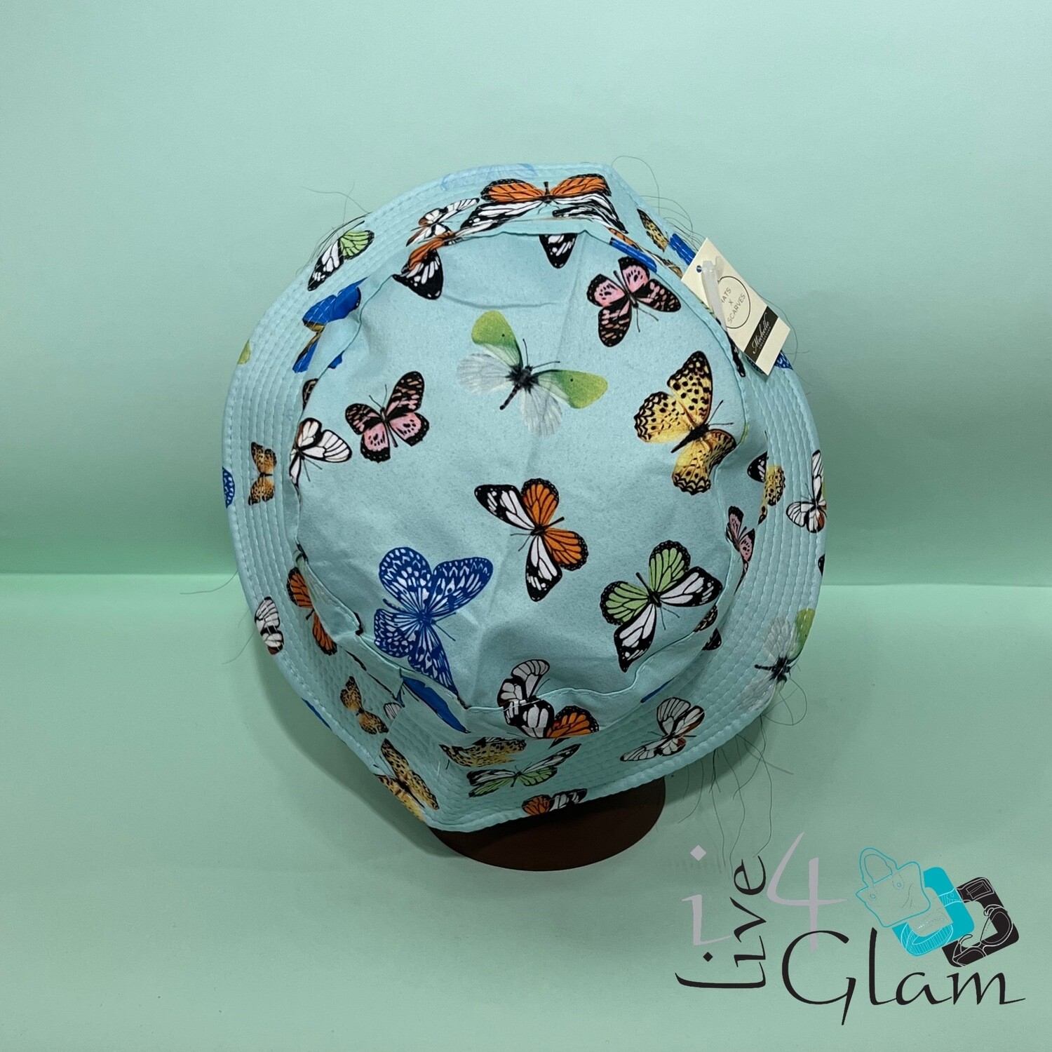 Butterfly Reversible Bucket Hat