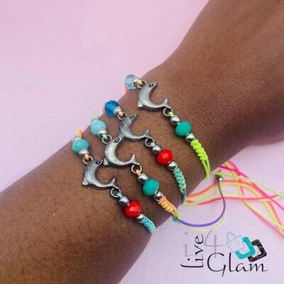 Dolphin Colorful String Bracelet