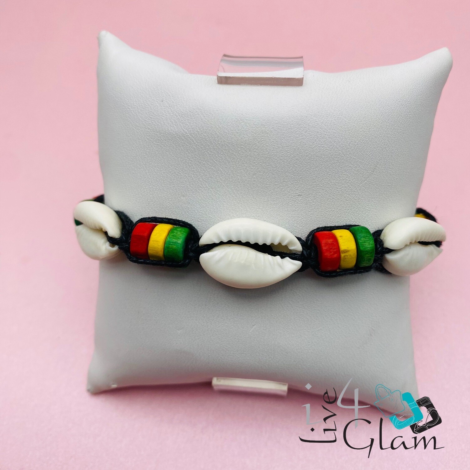 Shell Pull String Bead Bracelet