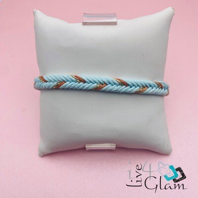 Fabric Pull String Bracelet