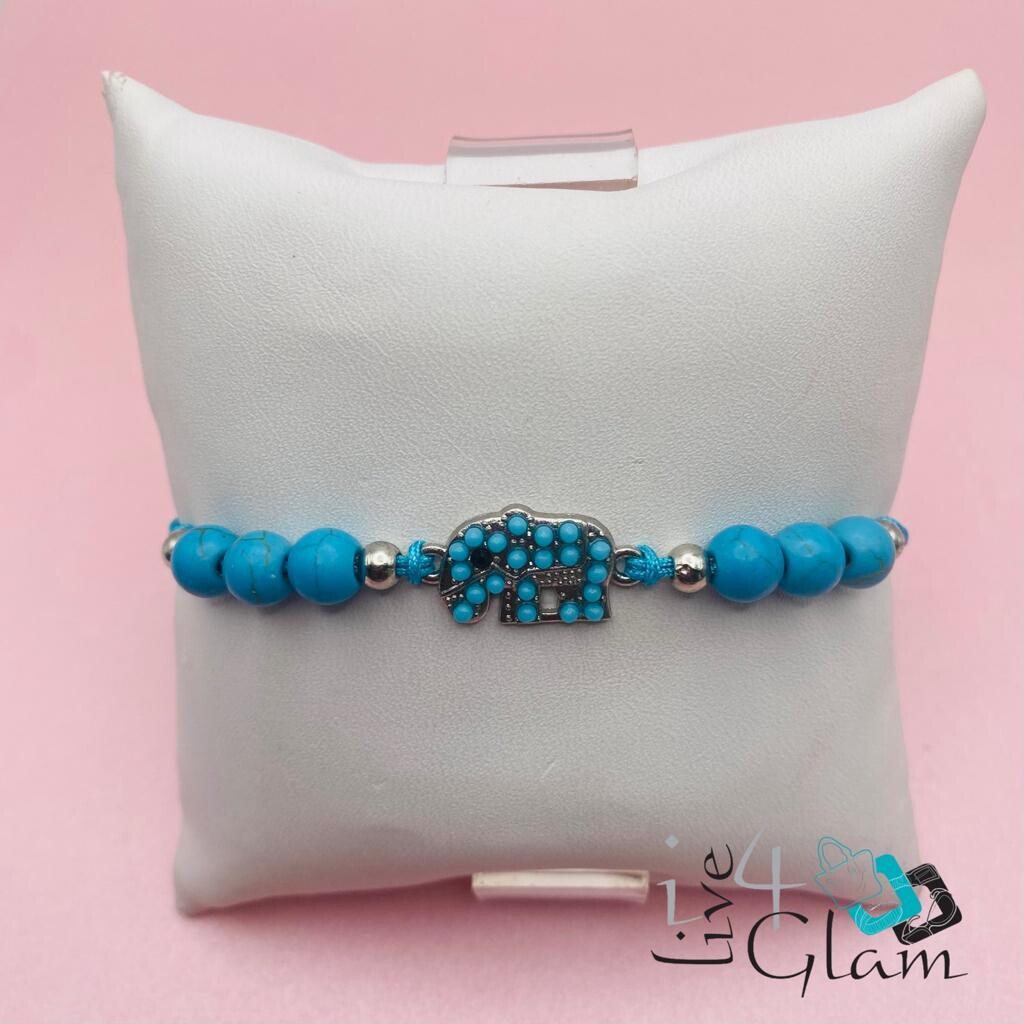Turquoise Elephant Bracelet