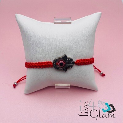Hamsa Hand  Eye String Bracelet