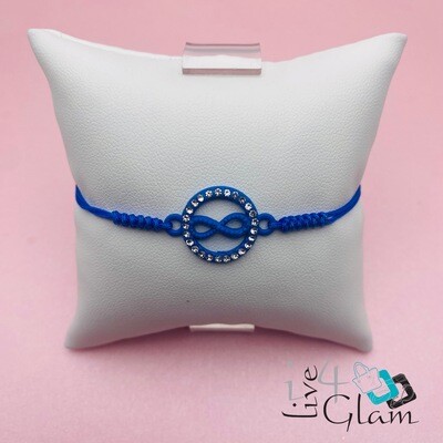 Infinity Pull String Bracelet
