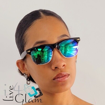 Black and Gold Sunglasses