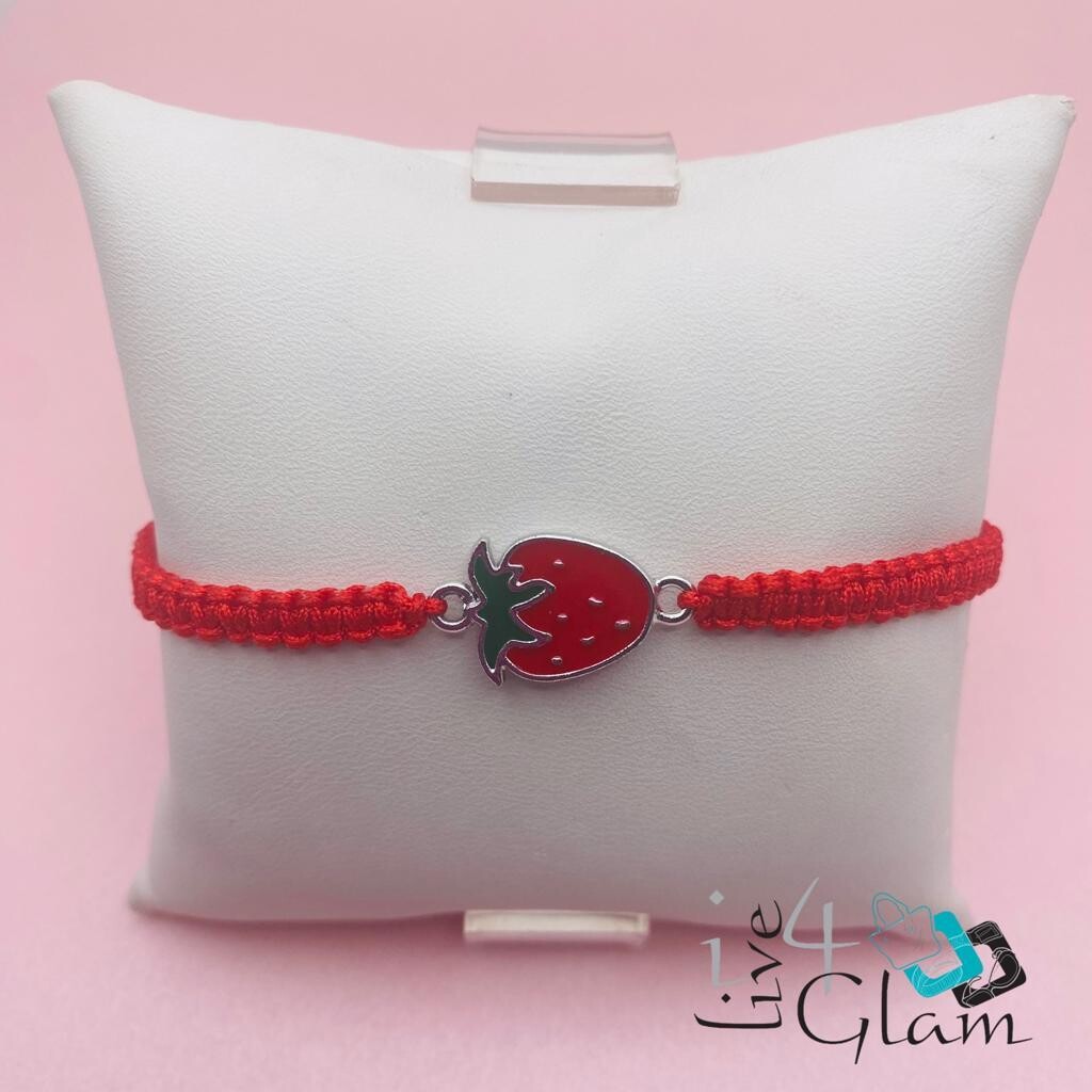 Strawberry String Bracelet
