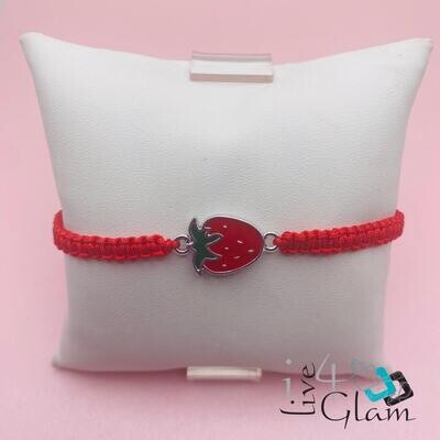 Strawberry String Bracelet