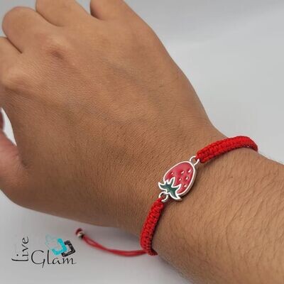 Strawberry String Bracelet