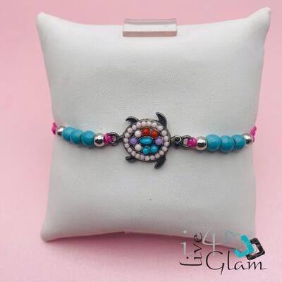 Colourful Turtle String Bracelet