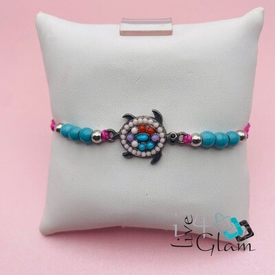 Colourful Turtle String Bracelet