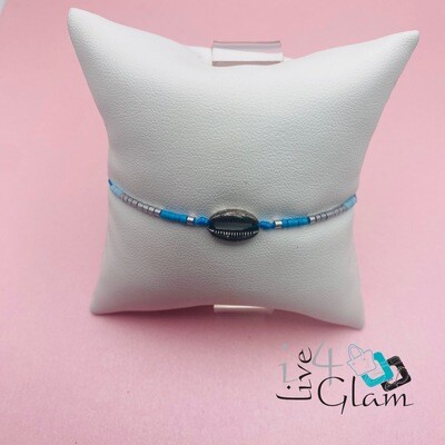 Single  Shell Pull String Bracelet