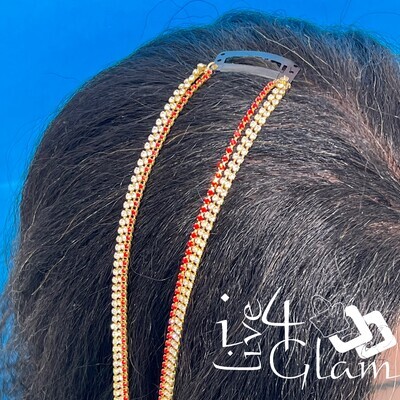 Rhinestone Tassel Hair Clip